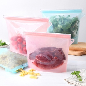 750ML/ 1000ML/ 1250ML Silicone Food Storage Bags Reusable Freezer Storage Bag