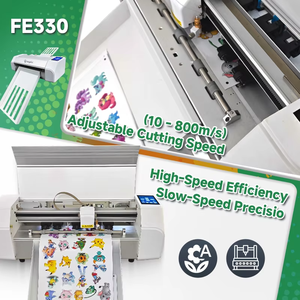 Machine de découpe d'étiquettes autocollantes à écran tactile avec alimentation automatique par contour, caméra CCD IA et lecteur USB – Qualité exceptionnelle à prix abordable - Product Image 2