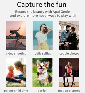 Support de téléphone <span class=keywords><strong>Apai</strong></span> Genie avec rotation panoramique à 360 degrés, suivi automatique du visage et des objets, avec pince pour téléphone - Product Image 6