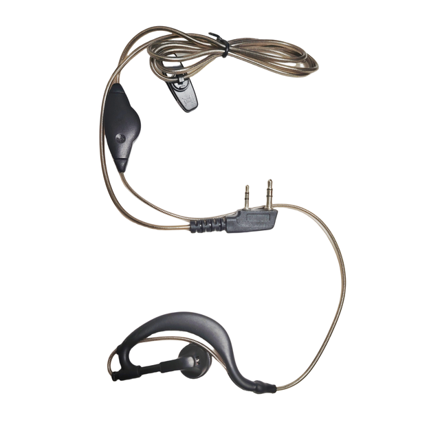 BF Dual Band Earpiece Headset with PTT Mic for Walkie Talkie TYPE-K Hands-Freejl Chipset