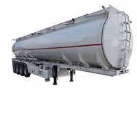 Semi-remorque citerne diesel à 3 essieux en acier de 40000, 45000, 50000 litres