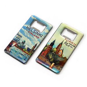 Imán de Refrigerador con Diseño Personalizado, Recuerdo Turístico, Abridor de Botellas, Resina Epoxi, Souvenir de Helsinki, Finlandia - Product Image 2