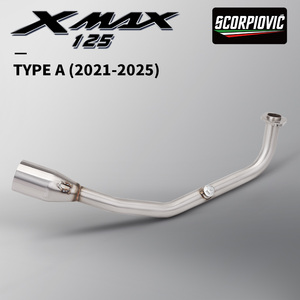 Tubo Conector para <span class=keywords><strong>XMAX125</strong></span> X MAX125 XMAX 125, Tubo de Enlace Delantero, Sistema de Escape Completo 2021-2025 - Product Image 4