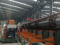 Fabricant usine bon prix machine automatique de fabrication de cages à pieux d'acier pour le traitement des barres d'acier
