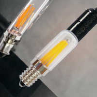 Ampoules LED en plastique à filament Edison à prix réduit, E14 2,5W AC 220V 110V certifiées CE, 2700K/6500K, durée de vie de 30 000 heures