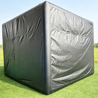 NB-TE058 Enceinte de simulateur de golf gonflable rembourrée sur mesure pour l'entraînement en extérieur