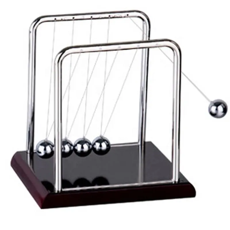 Masaüstü dekorasyon erken eğlenceli gelişim eğitim masası oyuncak hediye Newtons Cradle çelik denge topu fizik bilim sarkaç