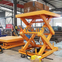 Plateforme élévatrice hydraulique électrique fixe, élévateur à ciseaux pour entrepôts
