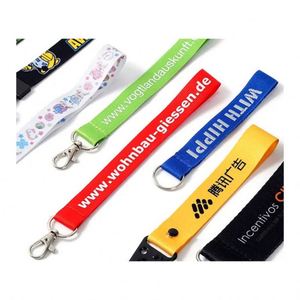 Full Color Wrist Strap Lanyard <b>Custom</b> <b>Keychain</b> Adjustable Design Lightweight Durable - Product Image 1