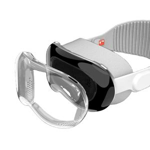 Accessoires <span class=keywords><strong>VR</strong></span> pour <span class=keywords><strong>Apple</strong></span> Vision Pro Étui transparent pour <span class=keywords><strong>casque</strong></span> d'écoute Étui de protection transparent en TPU Coque arrière transparente - Product Image 2