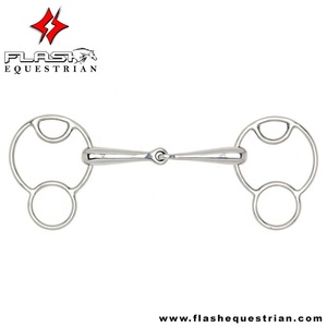 Brocas de acero inoxidable hechas a medida, broca de mordaza de acero inoxidable, estilo occidental holandés, brocas de plata alemana, enlace francés, 3 anillos - Product Image 4