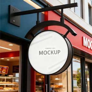 Caisson lumineux LED en acrylique suspendu avec logo mural pour extérieur Logo de boutique devanture Panneau d'affichage en acrylique pour salon de beauté - Product Image 5