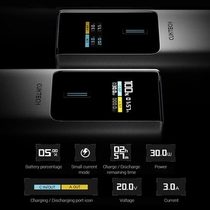 2024 nouveaux produits CUKTECH No.10 Power Bank 10000mAh PB100P 150W MAX 2 ports sortie <span class=keywords><strong>chargeur</strong></span> <span class=keywords><strong>Portable</strong></span> pour <span class=keywords><strong>Macbook</strong></span> iPhone 15 Xiaomi - Product Image 6