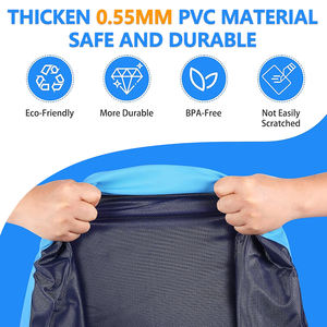 Açık köpek su sıçrama pedi kaymaz köpek yüzme havuzu Puppies & yetişkin Canines için dayanıklı Pet oyuncak - Product Image 4