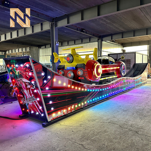 Manège Voiture Volante <span class=keywords><strong>8</strong></span> places 6KW style course avec éclairage <span class=keywords><strong>LED</strong></span>, Attraction pour Parc d'attractions, Parc à thème, Fête foraine, Foire à l'attraction, à vendre - Product Image 1