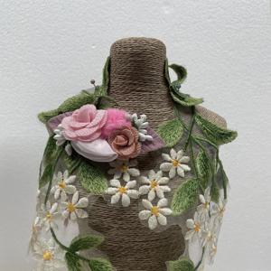 Moda dolce stile <span class=keywords><strong>giardino</strong></span> carino tipo fiore forcina panno 5 pz/set - Product Image 6