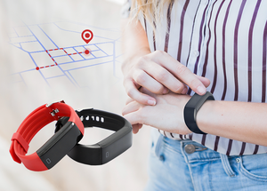 Bệnh Viện bệnh nhân theo dõi dây đeo cổ tay bluetooth chăm sóc sức khỏe dây đeo cổ tay đèn hiệu với LED và rung động cơ - Product Image 5