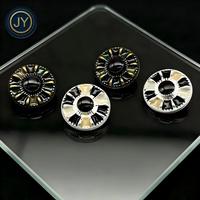 Boutons à tige en alliage de zinc de luxe de haute qualité JINYU, ornés de strass étincelants, exquises finitions