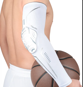 Tennis Nóng Spandex Eva Đàn Hồi Chặt Chẽ Các Bài Tập Hiệu Suất Tập Thể Dục <span class=keywords><strong>Pro</strong></span> Một Cánh Tay Nén Đầu Gối Khuỷu Tay Tay Áo - Product Image 2