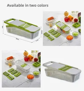 LOVFE 2026 Coupe-légumes 17-en-1 Multifonctionnel de Haute Qualité, Robot Culinaire et Hachoir à Fruits et Légumes - Product Image 5