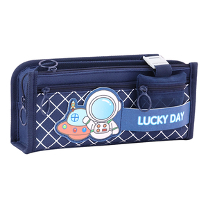 Wenjie Bag Papelería Mochilas escolares <span class=keywords><strong>Estuche</strong></span> de lápices <span class=keywords><strong>pastel</strong></span> <span class=keywords><strong>Estuche</strong></span> de lápices para chicas adolescentes <span class=keywords><strong>Estuche</strong></span> de lápices de astronauta <span class=keywords><strong>azul</strong></span> profundo - Product Image 1