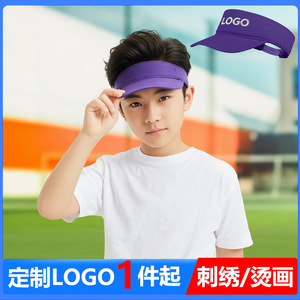 Open Top Cotton Bucket Hat Adjustable Sun Protection For Kids 2-10 Years White - Product Image 5