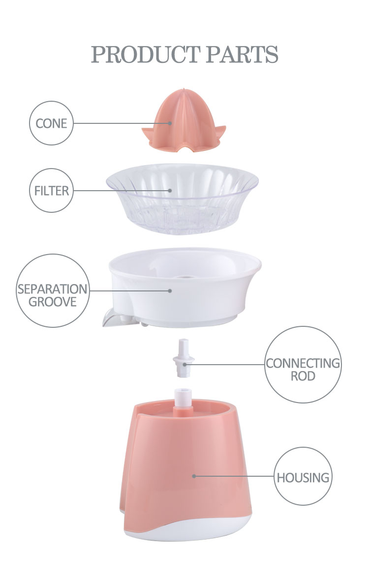 Adopt new quality and durable citrus juicer professional electric lemon juicer full copper motor orange juice