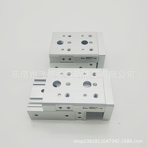Guide linéaire série Mxs, corps en aluminium, type piston pneumatique, taille standard - Product Image 2
