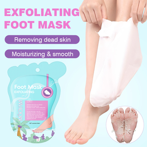 Masque pour les pieds exfoliant à la lavande OEM pour éliminer les callosités, hydratant, hydratant, prévenir les fissures, style masque pour les pieds - Product Image 5