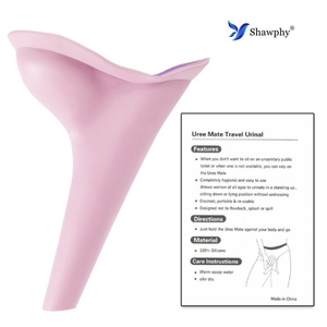 Dispositivo Urinario Femminile Riutilizzabile OEM, Imbuto per Urinare Pieghevole in Silicone per Campeggio, Viaggi e Emergenze - Product Image 5
