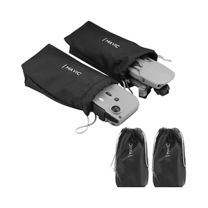Linpr 2pcs 나일론 졸라매는 끈 주머니 개인 곰팡이 보호 소프트 방수 보관 가방 Mavic Air <span class=keywords><strong>3</strong></span>/Air <span class=keywords><strong>2</strong></span> 미니 <span class=keywords><strong>3</strong></span>/4 드론 - Product Image 1