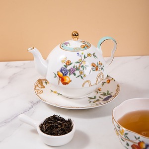 MSH หม้อกาแฟชาอังกฤษตอนบ่ายความจุขนาดใหญ่หม้อแม่<span class=keywords><strong>และ</strong></span><span class=keywords><strong>เด็ก</strong></span>ทำจากโบนไชน่า - Product Image 1