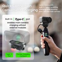 AMagisn TN02 Base magnétique rechargeable à dégagement rapide pour caméra d'action, accessoire pour DJI Osmo Nano