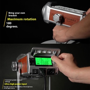 Led COB video ghi âm ánh sáng 200W có thể điều chỉnh màu Temp 27007500k cri95 + Điều khiển từ xa - Product Image 4