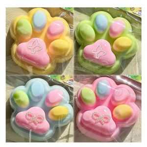 Premium Quality Extra Soft TPR Material <b>Cat</b> Paw Kawaii <b>Squishy</b> Ball Sensory Fidget Stress Relief Therapy Squeeze Toy TOYSRUNNER - Product Image 4