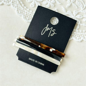 Barrettes à cheveux élégantes en acétate coréen pour filles, lot de 3 pour femmes - Product Image 4