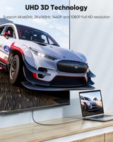 Mini câble HDTV 2.0 20 HD haute vitesse 18Gbps prend en charge 4K 60Hz 3D 1080P 1M 2M 3M 5M 8M 10M pour haut-parleurs moniteurs lecteurs DVD
