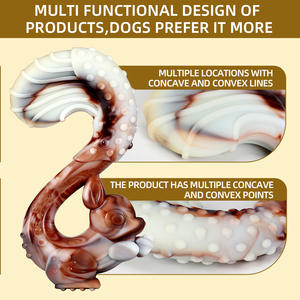 Juguete Masticable para Perros con Sabor a Carne de Res Real, Ecológico, Indestructible, de Nailon, para Limpieza Dental, Nuevo Diseño para Gatos y Perros - Product Image 5