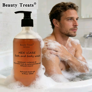 Gel <span class=keywords><strong>Doccia</strong></span> di Alta Qualità al Tè Verde e Vitamina C, Detergente Profondo, Idratante, Nutriente e Controllo dell'Oleosità - Product Image 1