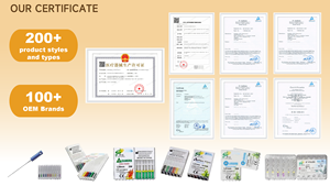 Acier inoxydable dentaire certifié ISO CE pour instruments de canalaire Woodpecker U Files, alimentation électrique, matériau de remplissage de canal radiculaire - Product Image 6