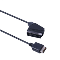 Câble Scart RGB pour TV AV, câble de remplacement pour connexion RGB réelle, compatible PS1 PS2 PS3 Slim