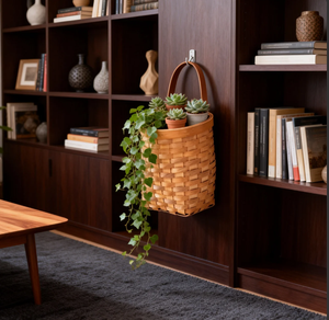 <span class=keywords><strong>Cesta</strong></span> de Almacenamiento de Madera Natural Multifuncional, Ecológica y Duradera, con Asa, para Regalos de Boda y Bebé - Product Image 4