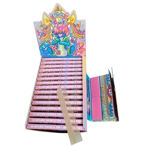 Papel de Liar Slim Jim de Combustión Lenta Sin Colorantes, 32 Papeles NATURALES y Boquillas + Grinder de 8 Bandejas, Calidad Premium - Product Image 6