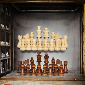 2.2 pouces roi pièces d'échecs en <span class=keywords><strong>bois</strong></span> tournoi Staunton <span class=keywords><strong>bois</strong></span> échecs en boîte jeu d'échecs <span class=keywords><strong>pions</strong></span> Figurine pour <span class=keywords><strong>Backgammon</strong></span> échiquier - Product Image 3