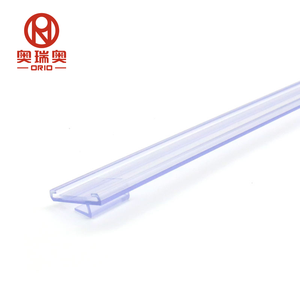 Transparente PVC-Datenetikettenhalter-Streifen Kunststoff-Regalpreisschildhalter - Product Image 2