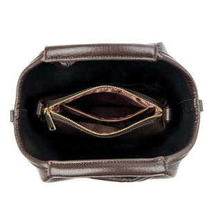 Bolsos de mano de cuero genuino para mujer, bolsos cruzados de hombro de alta calidad para mujer, bolso de cadena, bolso de mano de color sólido para mujer - Product Image 2