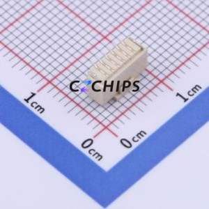 WAFER-SH1.0-6PLB Wire-to-Board Pin Header SMD,P=1mm Connector 1x6P 1mm Vertical Mount SH - Product Image 2