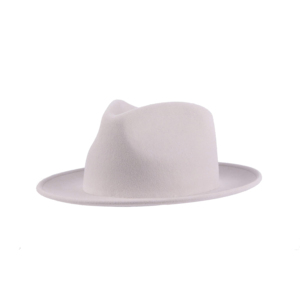 Huayihats ผู้ชายหมวกผ้าสักหลาดขนสัตว์ออสเตรเลียหมวกสีทึบสไตล์อินเดียโจนส์พร้อมปีกกว้างสำหรับสวมใส่ในงานปาร์ตี้ - Product Image 5