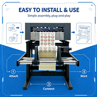 Support d'alimentation automatique de rouleaux A3 pour découpeuse d'étiquettes rouleau à rouleau, traceur de découpe d'autocollants, support de déroulement et de rembobinage