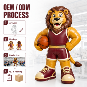 Uniformi Gonfiabili Personalizzate per Squadre e Decorazioni Gonfiabili per <span class=keywords><strong>Mascotte</strong></span>, Adatte per Partite di Basket e Feste dei Tifosi - Product Image 5